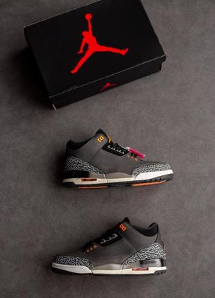 Мужские кроссовки air jordan 3 retro 'fear pack 2023'2 фото