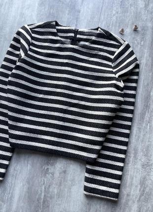 Свитер в полоску от zara woman