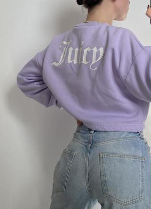 Лиловый свитшот juicy couture2 фото