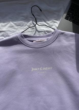 Лиловый свитшот juicy couture6 фото