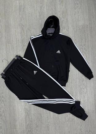 Костюм спортивний adidas для хлопчика 3-8 років, 104, колір чорний