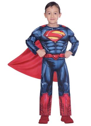 Карнавальний костюм супермен супергерой superman  на 3-4 роки.8 фото