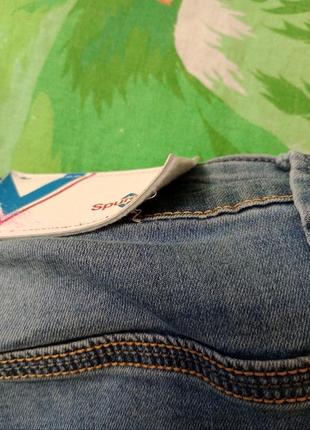 Мужские джинсовые шорты капри бриджи стрейчивые с потертостями  брендовые размер 36.10 фото