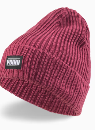 Зимова шапка puma classic cuff ribbed beanie dusty orchid нова оригінал із сша1 фото