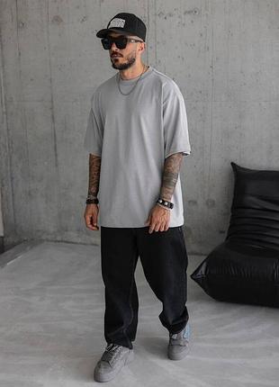 Футболка базовая мужская оверсайз/oversize
