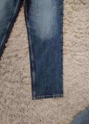 Суперовые женские джинсы mom fit "zara"р.44 новая коллекция.заміри-пояс-44,бедра-58,кроковий-70,вся довжина-1024 фото