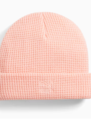 Женская розовая шапка puma archive mid fit beanie peach smoothie новая оригинал из сша