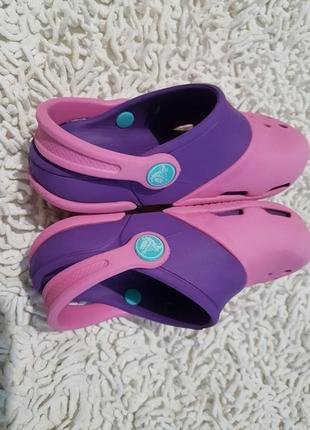 Сабо ,шльопанці, крокси crocs electro ii clog roomy fit c 9 25-26/15,5 см7 фото