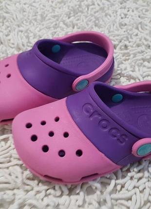 Сабо ,шльопанці, крокси crocs electro ii clog roomy fit c 9 25-26/15,5 см2 фото