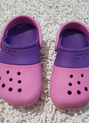 Сабо ,шльопанці, крокси crocs electro ii clog roomy fit c 9 25-26/15,5 см3 фото