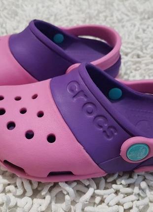 Сабо ,шльопанці, крокси crocs electro ii clog roomy fit c 9 25-26/15,5 см4 фото