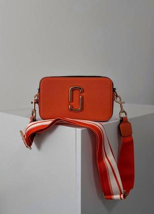 Женская сумка marc jacobs logo orange