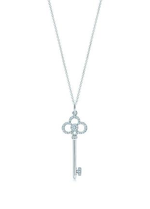 Изысканное серебряное ожерелье key pendant от tiffany & co: полная власть элегантности