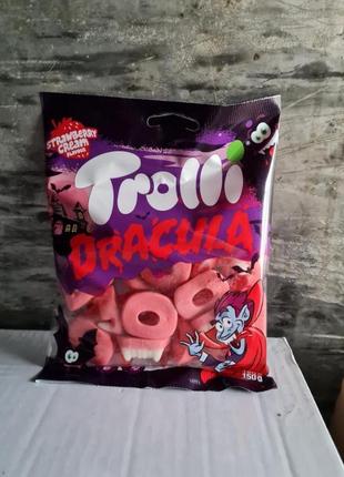 Цукерки жувальні trolli дракула 150 г1 фото