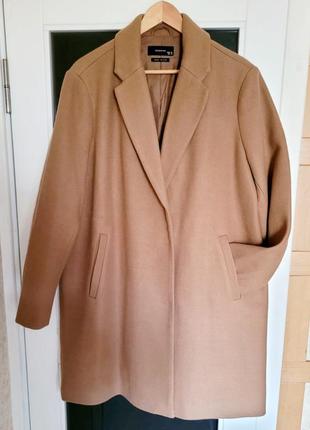 Шикарне пальто з додаванням шерсті reserved uk 182 фото