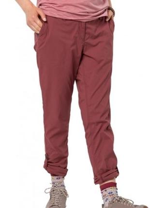 Jack wolfskin columbia женские брюки треккинговые l xl desert roll-up pants3 фото