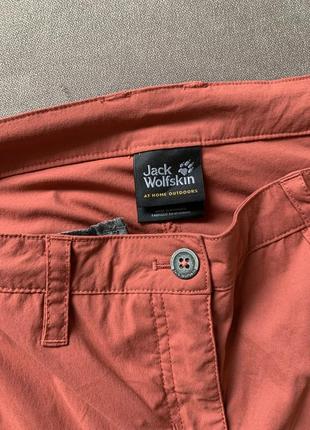 Jack wolfskin columbia женские брюки треккинговые l xl desert roll-up pants7 фото