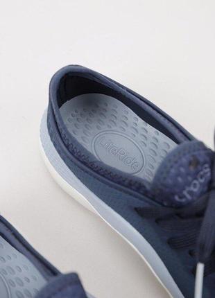 Крокс кросівки лайтрайл 360 сині crocs literide 360 pacer navy / blue grey4 фото