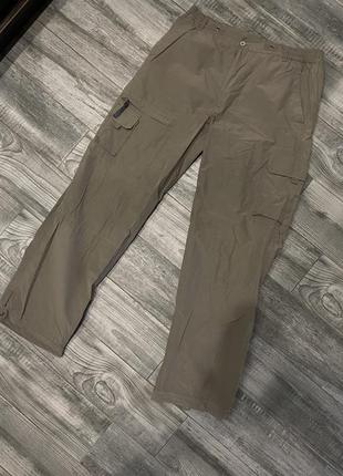 Брюки карго свободного кроя nylon cargo pants oversized1 фото