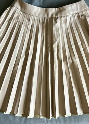 Юбка кожаная новая