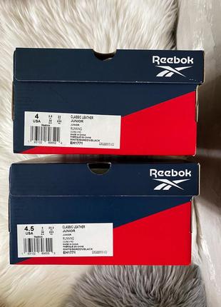 Оригинальн! женские кожаные кроссовки reebok classic leather новые из сша8 фото