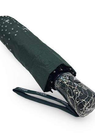 Зонт женский toprain полуавтомат серебряный узор #105172 фото