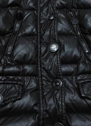 Зимний пуховик moncler, дутая пуховая куртка moncler на 6-8 лет8 фото