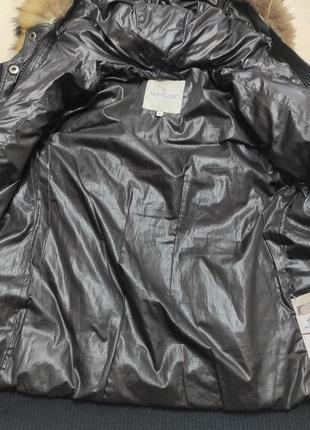Зимний пуховик moncler, дутая пуховая куртка moncler на 6-8 лет6 фото