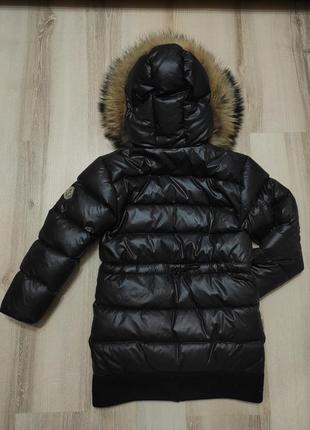 Зимовий пуховик moncler, дута пухова куртка moncler на 6-8 років2 фото