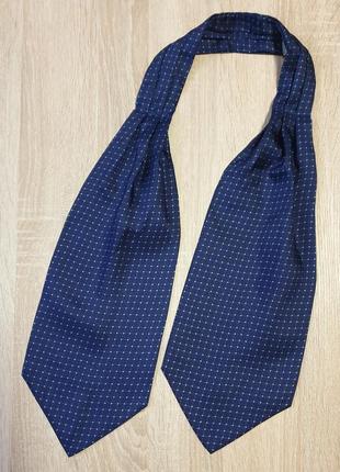 Tie rack - шийна хустка - краватка аскот - синя чоловіча