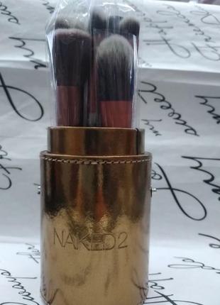 Описание кисти для макияжа   kylie naked 2  12 шт в золотом тубуссе.