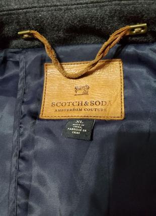 Scotch & soda пальто куртка шерсть4 фото