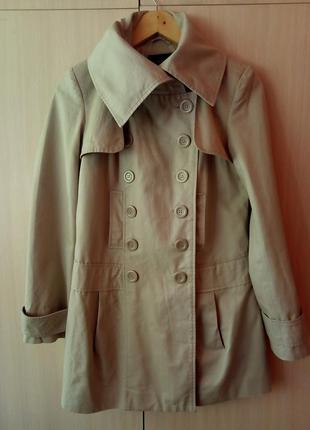 Плащ  new look размер eu10 наш 46 оригинальный большой воротник