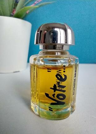 Вінтажна мініатюра votre charles jourdan, 3,75 мл, чисті парфуми