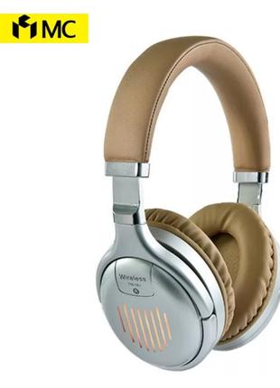 Беспроводные наушники и гарнитура bluetooth mc80-1 led с mp3 плеером, fm. наушники блютуз блютус для телефона
