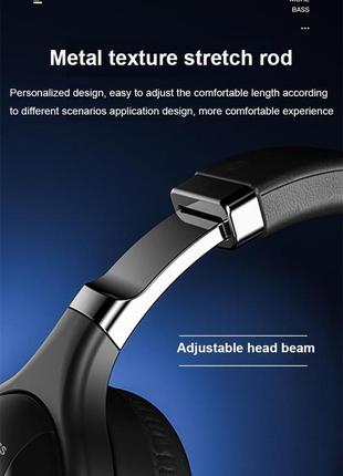 Беспроводные наушники и гарнитура bluetooth mc80-1 led с mp3 плеером, fm. наушники блютуз блютус для телефона2 фото