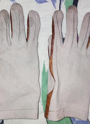 Женские, винтажные автомобильные перчатки3 фото