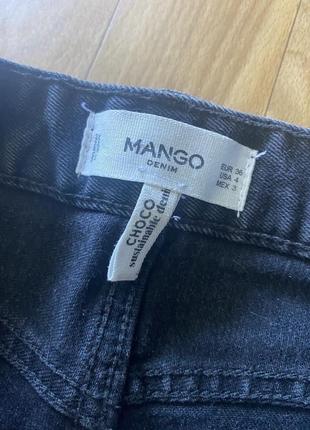Крутые черные джинсы mango размер м-л4 фото