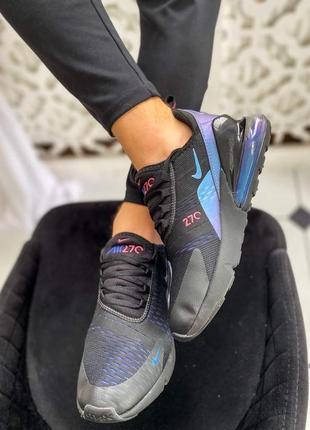 Nike air max 270 chameleon & black 🆕 мужские кроссовки найк 🆕 черные3 фото