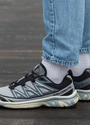 Кроссовки в стиле salomon xt-6 expanse tech grey