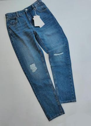 Синие голубые джинсы мом name it 164 см, 14 лет1 фото