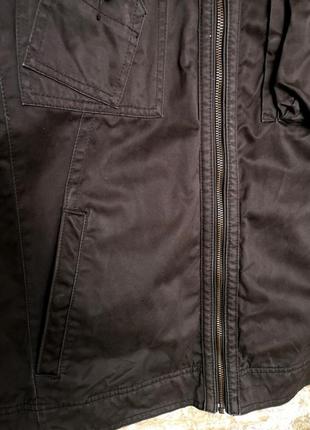Мужская коттоновая куртка размер l,ted baker пиджак демисезонный темно-ливковая куртка8 фото
