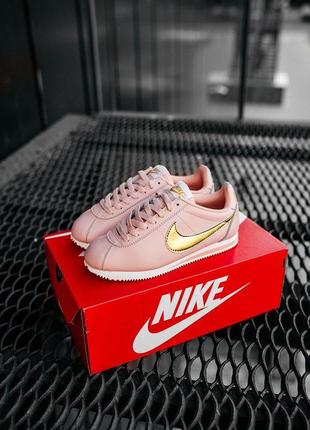 Женские кроссовки nike cortez "pink"8 фото