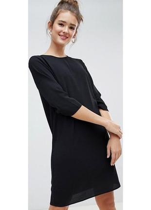 Черное актуальное платье mango1 фото