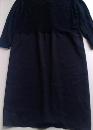 Черное актуальное платье mango2 фото