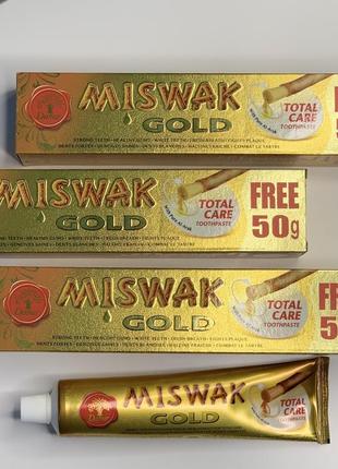 Зубна паста dabur herb'l miswak gold, 170 г1 фото