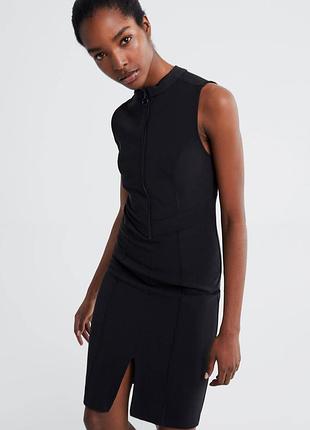 Сукня міді на змійці zara,38/m