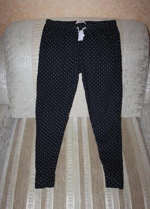 Красивые темные в горошек пижамные брюки, размер xs от boux avenue7 фото