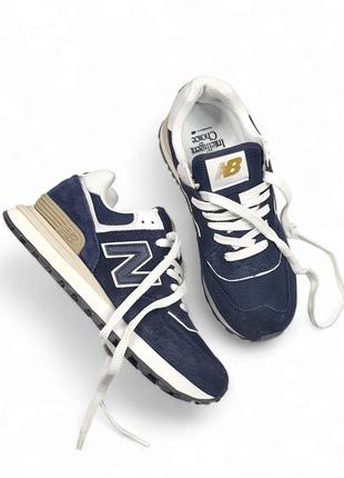 New balance 574 blu e giallo hotsell