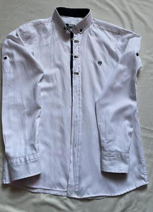 Белая рубашка для парня